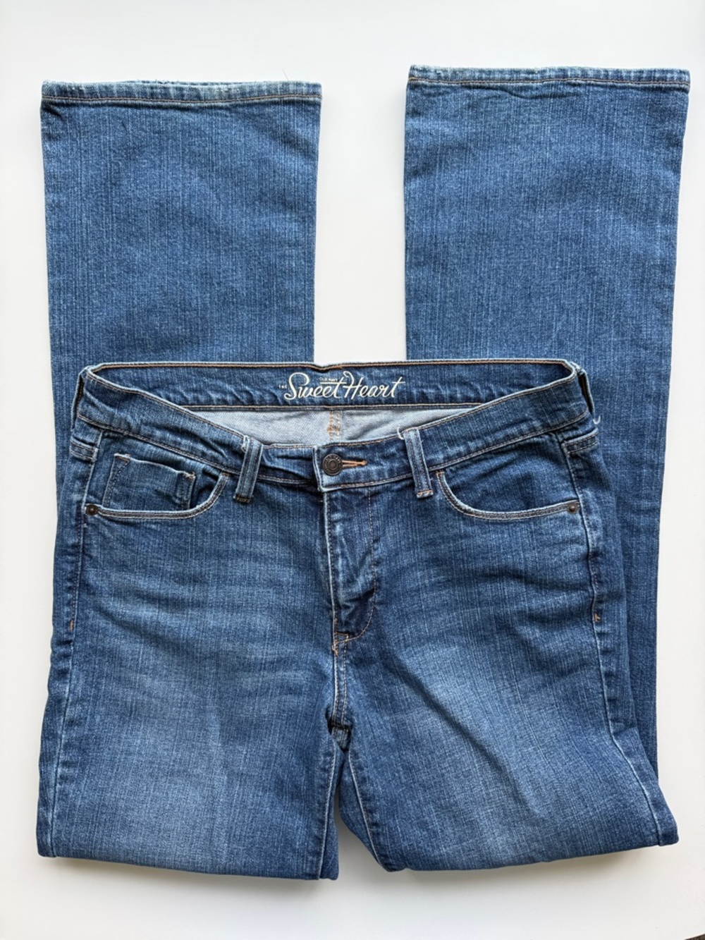 Old Navy Sweetheart Style Bootcut Long Jeans Size 8 Long